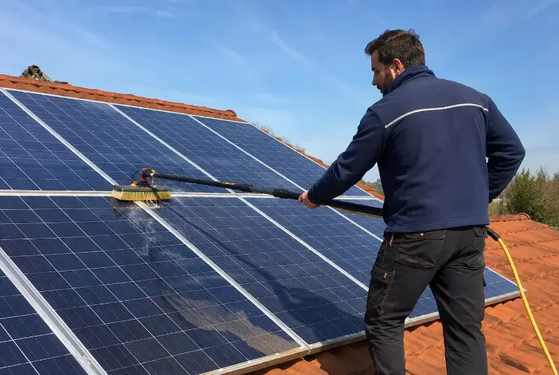 Nettoyage et entretien de panneaux solaires à Morlanne